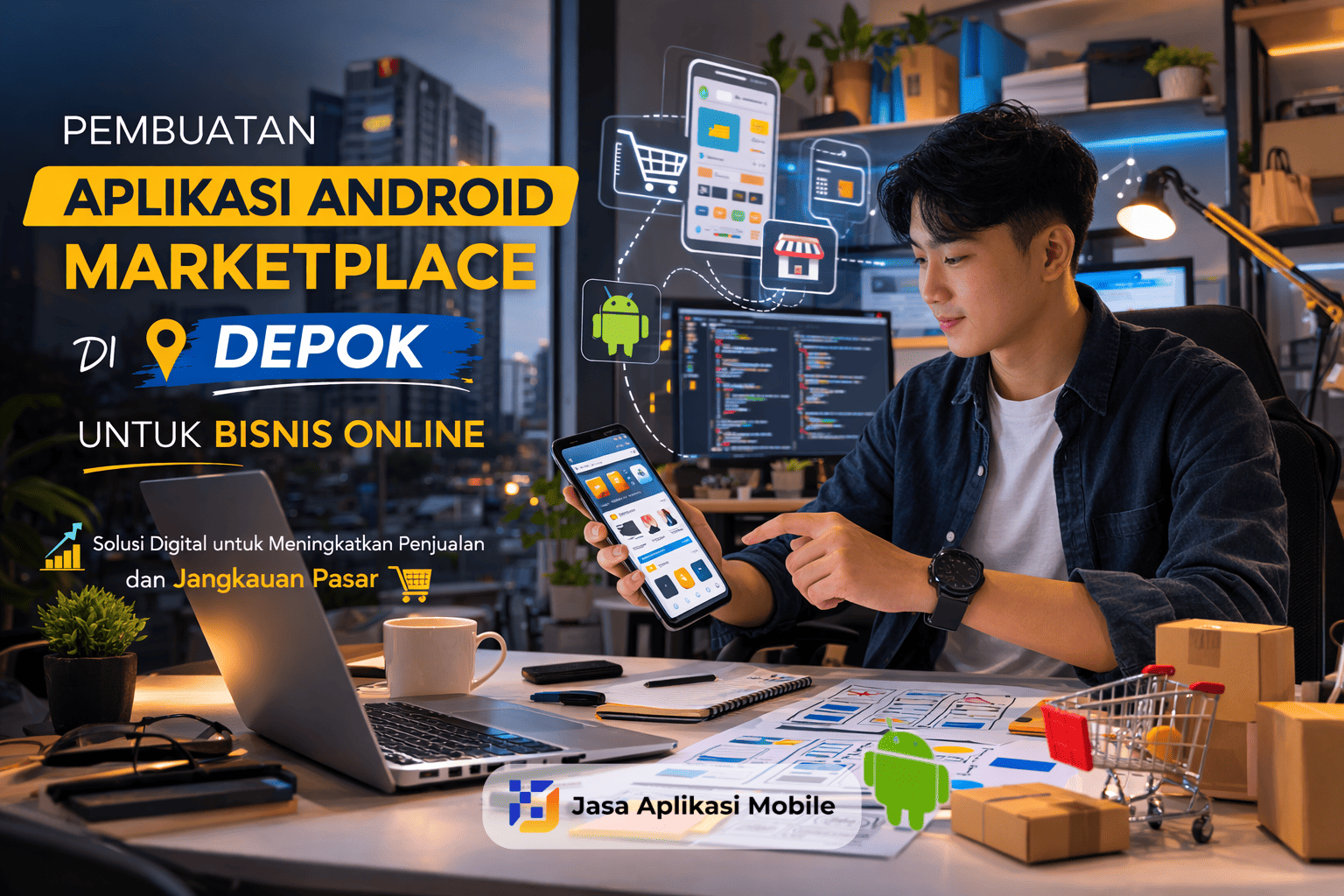 Pembuatan Aplikasi Android Marketplace di Depok untuk Bisnis Online
